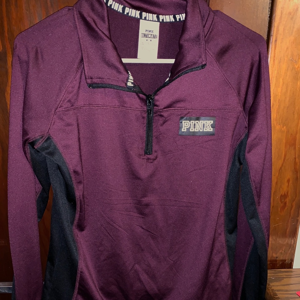 PINK workout quarter zip